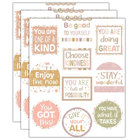 Teacher Created Resources Terrazzo Tones Positive Sayings Accents, 90PK 7219